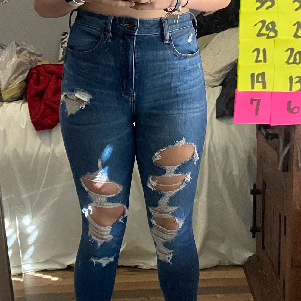 American Eagle High Waisted Skinny Jeans